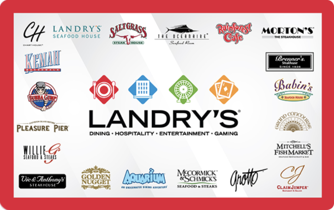 Landry's gift card