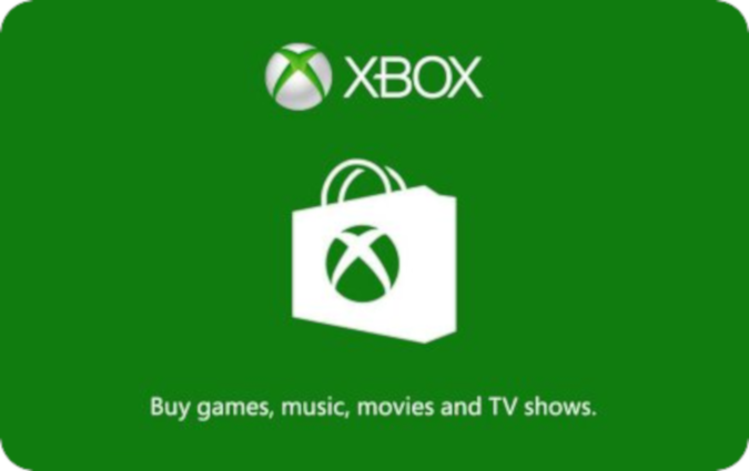 Xbox gift card